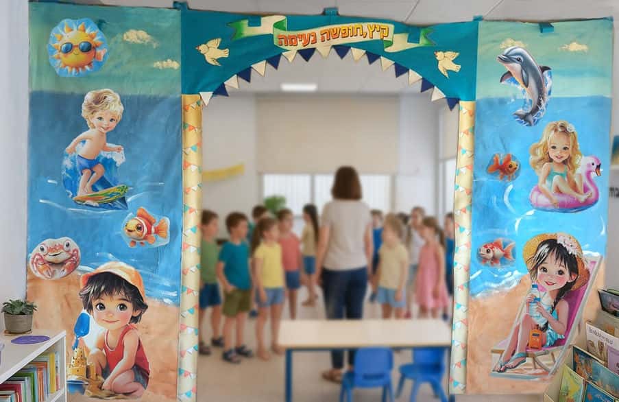 שער לקיץ בגן ילדים